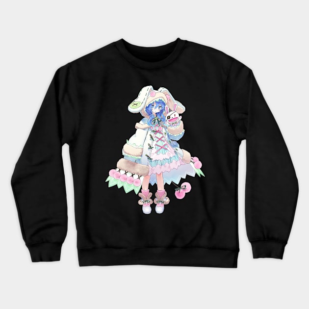 Yoshino Date A Live Crewneck Sweatshirt by ZarenBeck